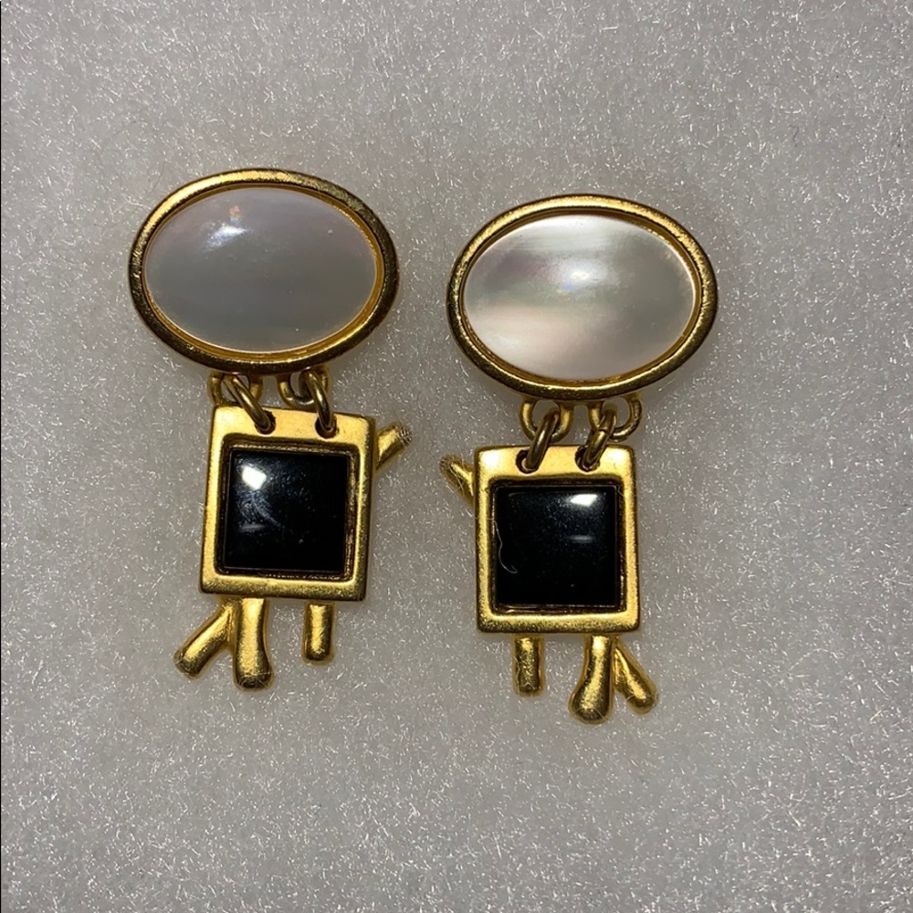 Abstract Drop Earrings